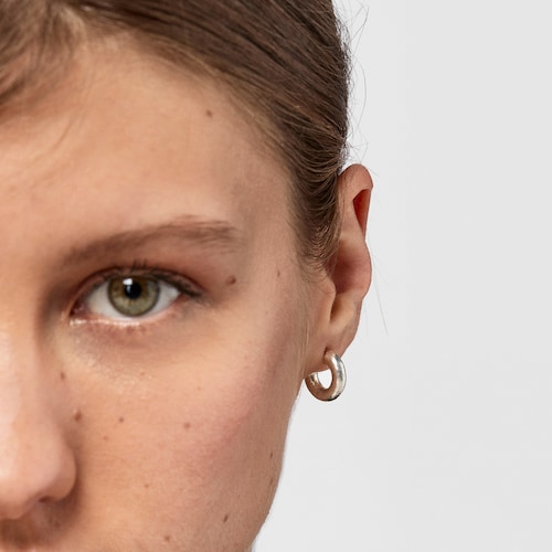 Pendientes de plata Duna Tube