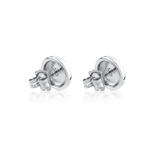 Pendientes de plata Buttons