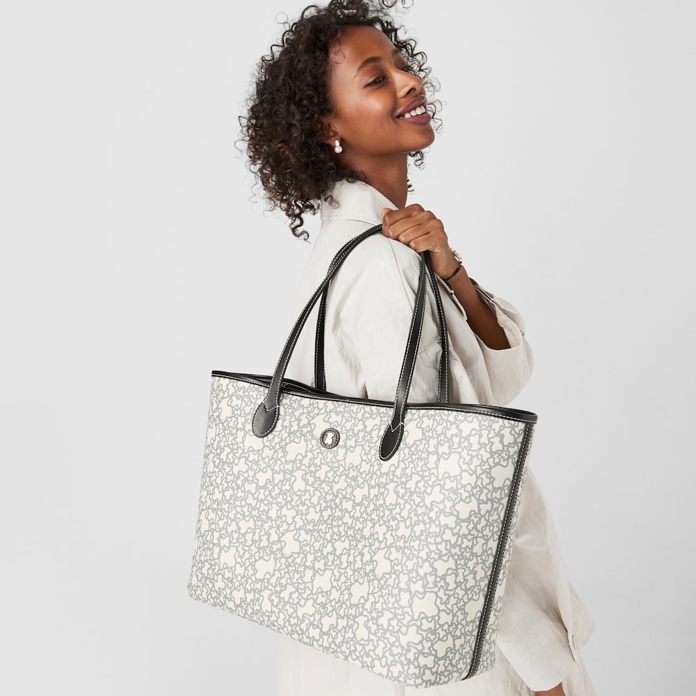 Large beige Kaos Mini Tote bag image number 3