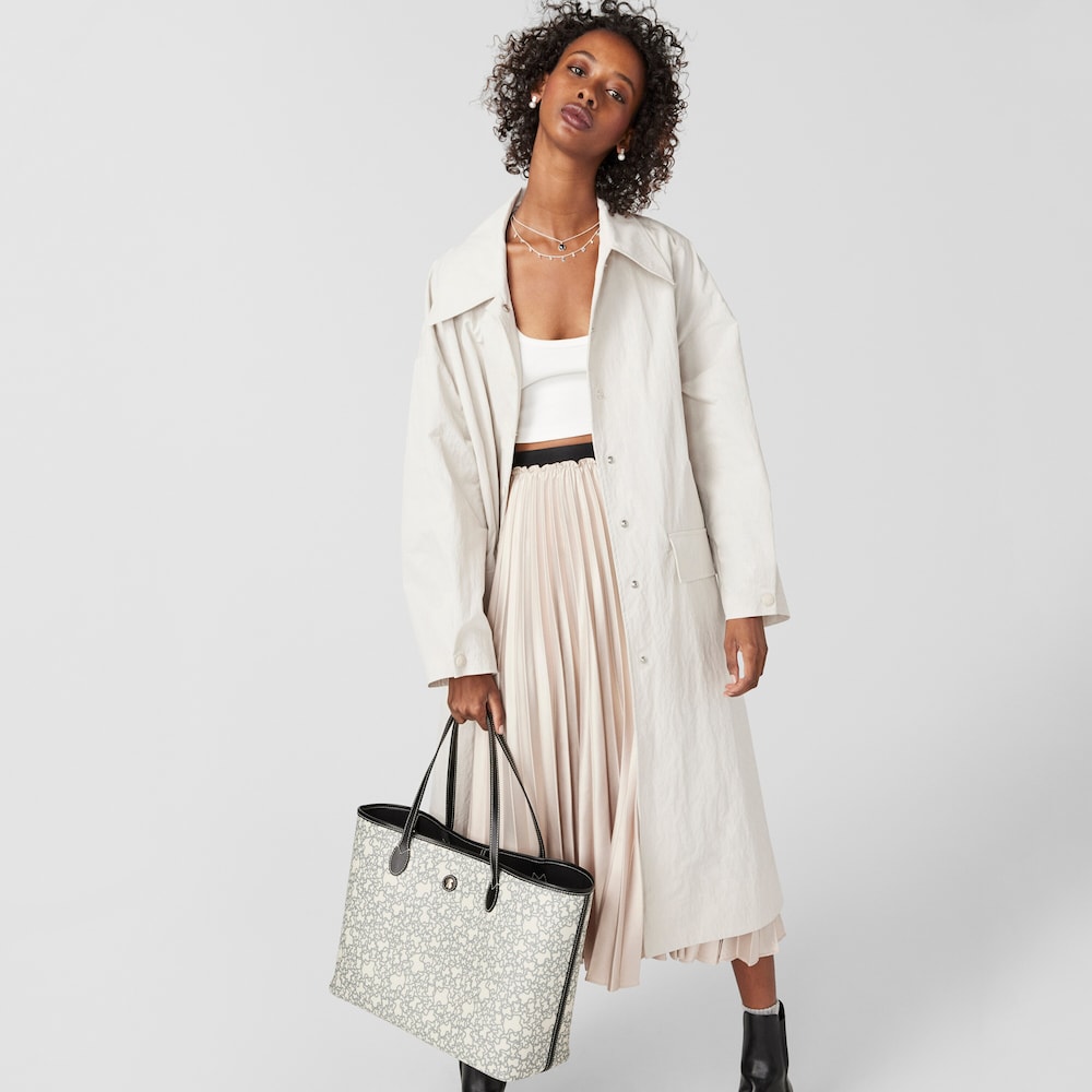 Large beige Kaos Mini Tote bag image number 7