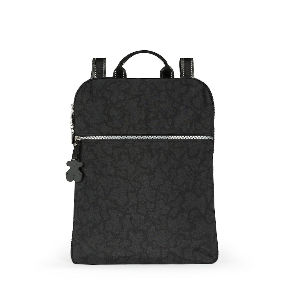 Anthracite-black colored Nylon Kaos New Colores Backpack