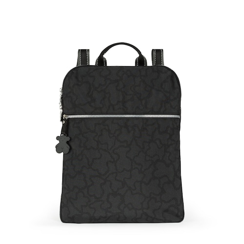 Mochila Kaos New Colores de Nylon en color antracita-negro