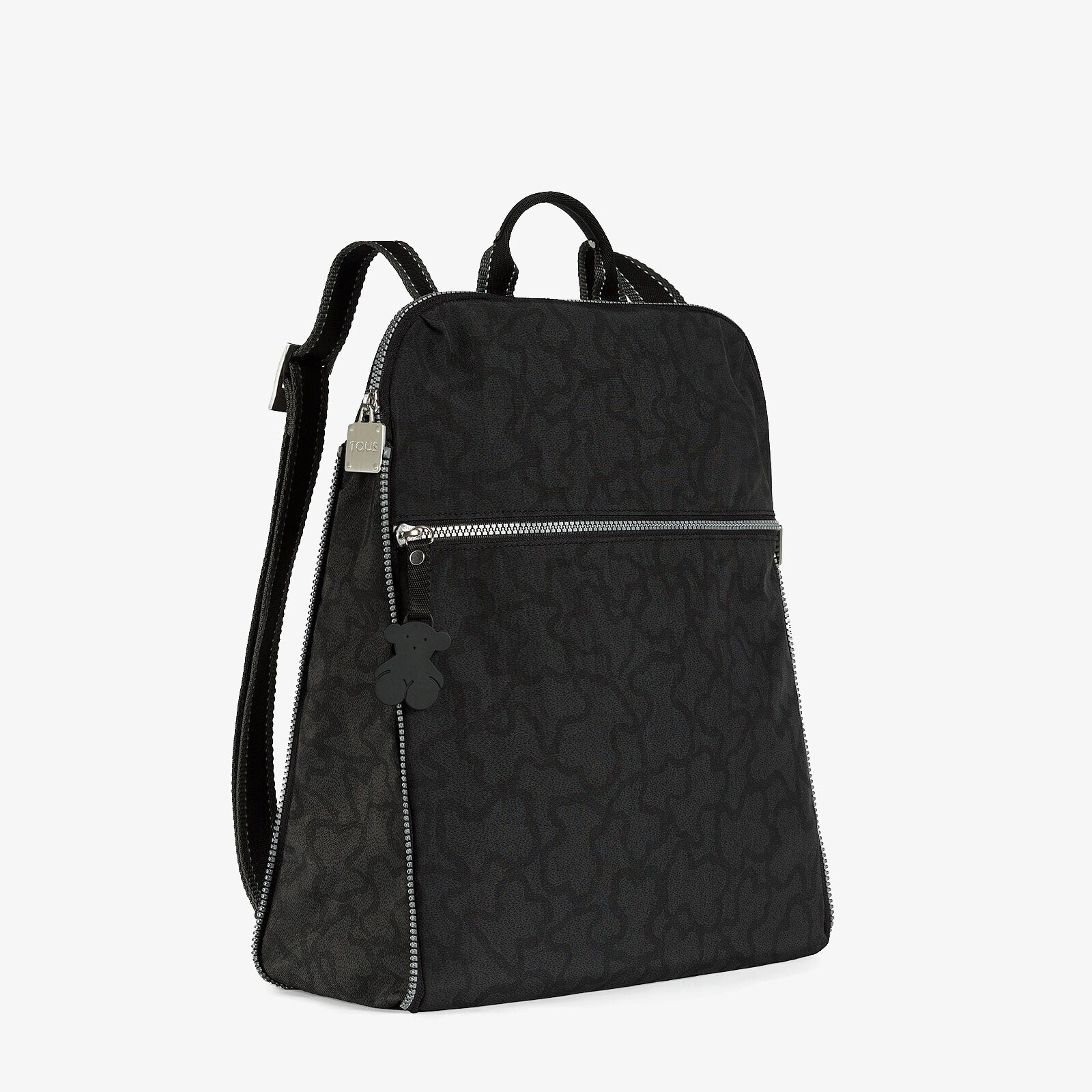 Anthracite-black colored Nylon Kaos New Colores Backpack