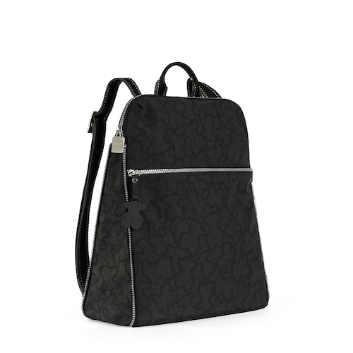 Mochila Kaos New Colores de Nylon en color antracita-negro