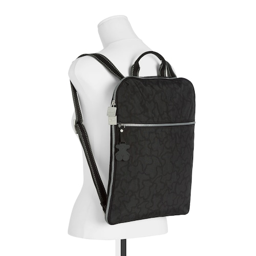 Mochila Kaos New Colores de Nylon en color antracita-negro