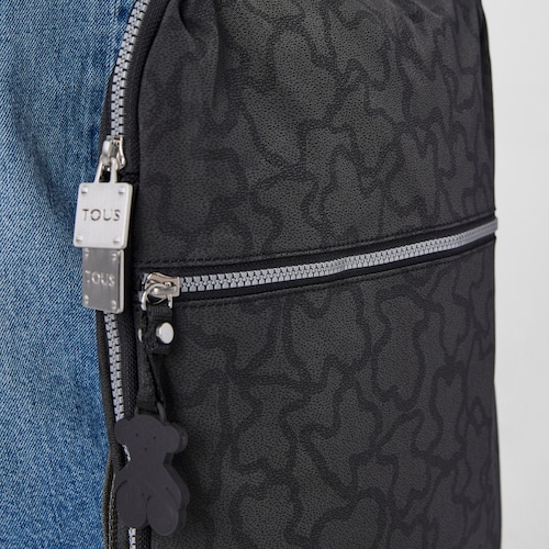 Mochila Kaos New Colores de Nylon en color antracita-negro