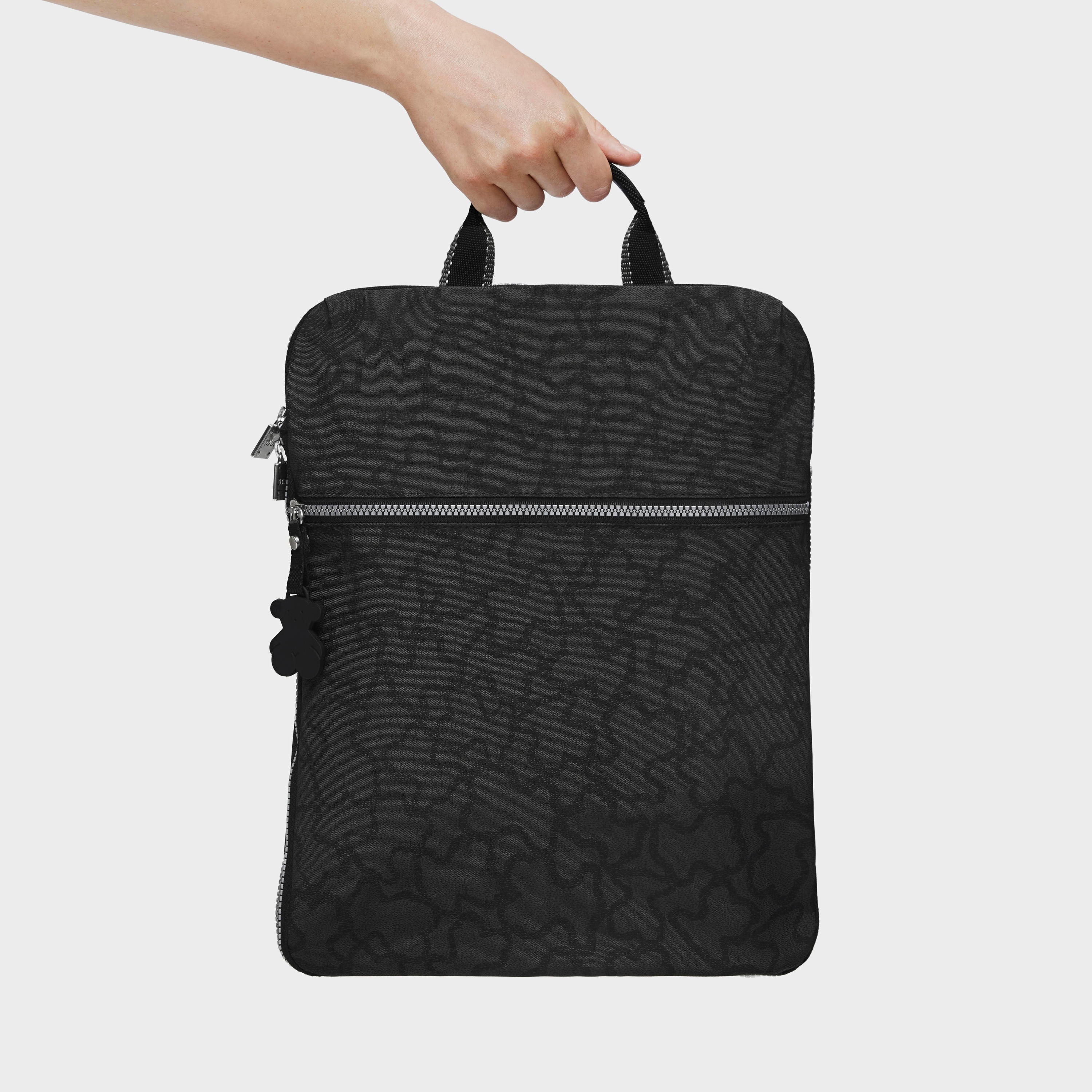 Anthracite-black colored Nylon Kaos New Colores Backpack