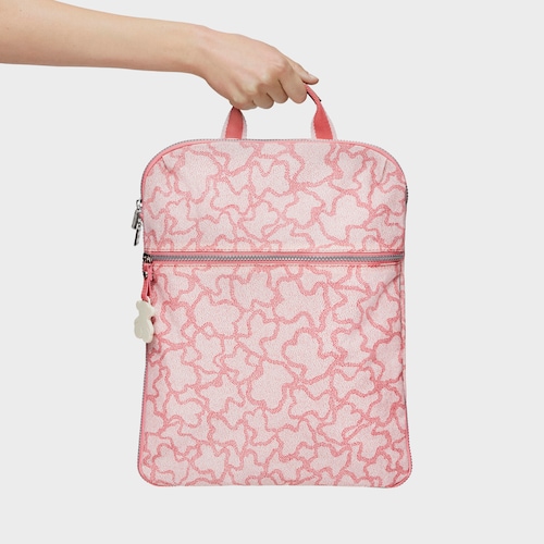 Mochila Kaos New Colores de Nylon en color rosa