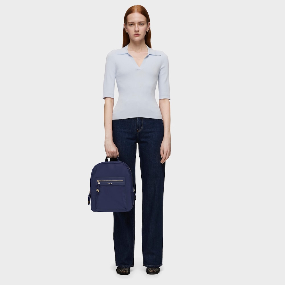 Mochila Brunock Chain de Lona en color marino