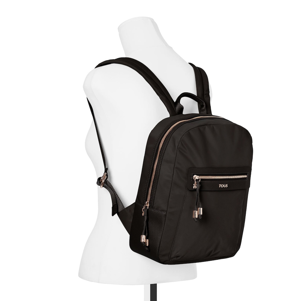 Mochila Brunock Chain de Lona en color negro