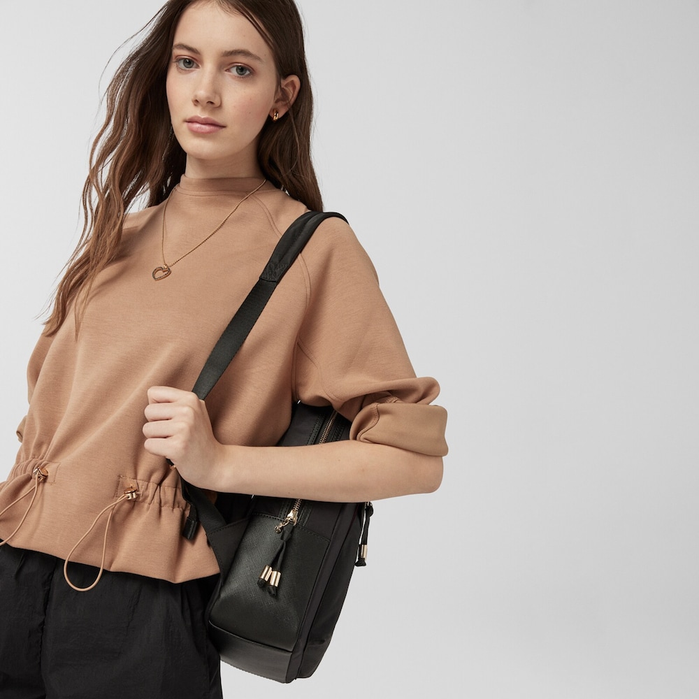 Mochila Brunock Chain de Lona en color negro