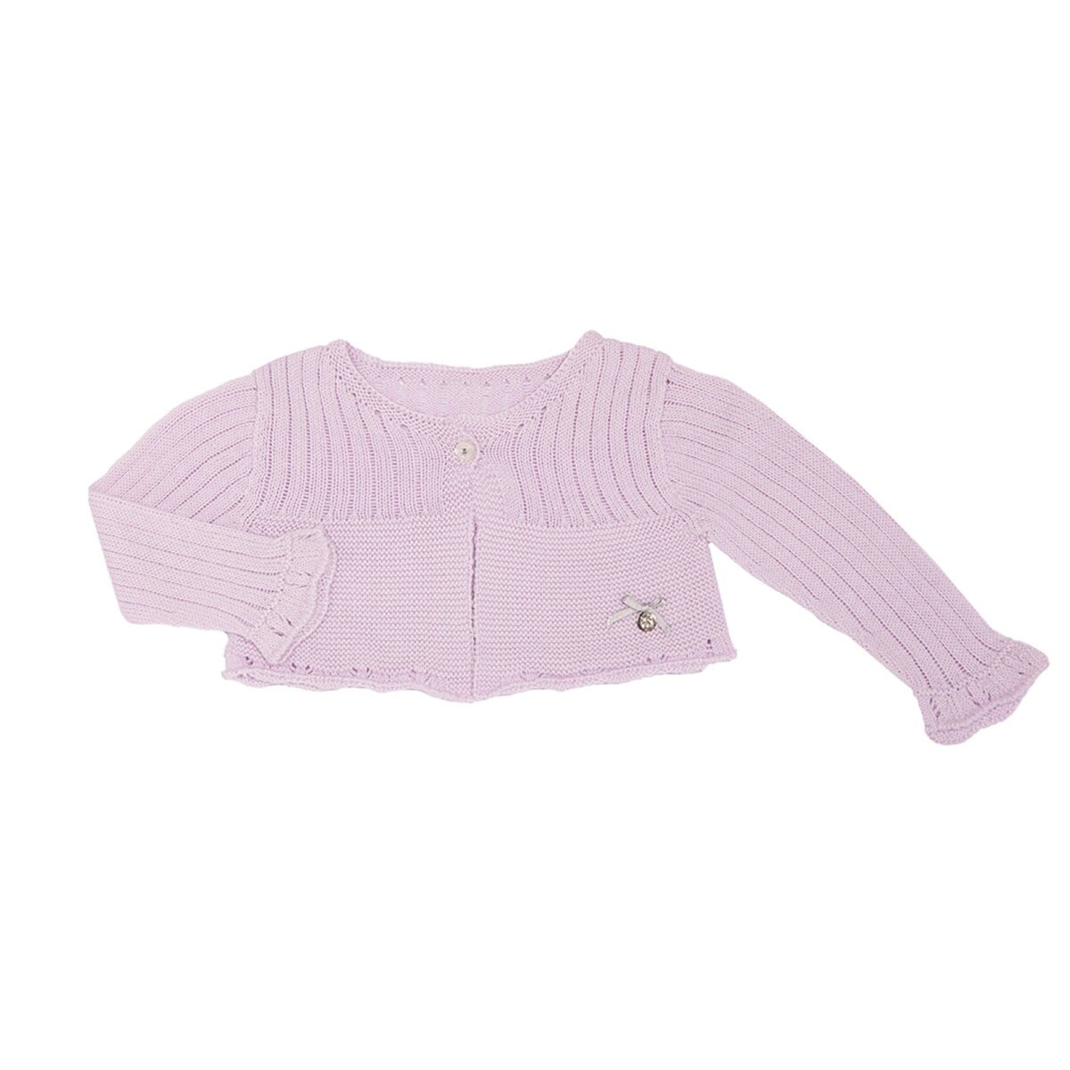 Bolero De Tricot Glit Lila - Único