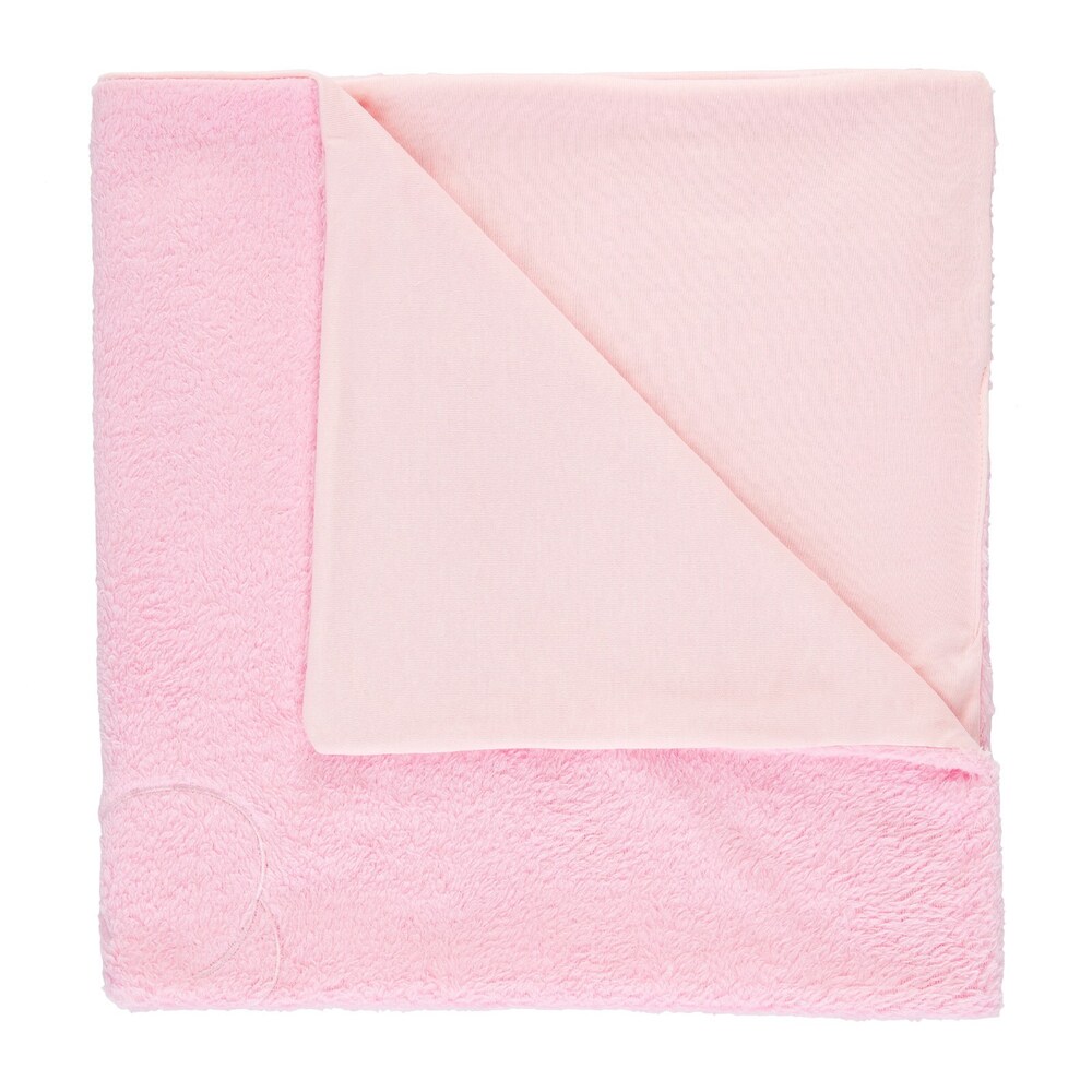 Loussy fleece blanket in pink