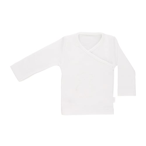 Camiseta "de cl&iacute;nica" cruzada New Family Blanco