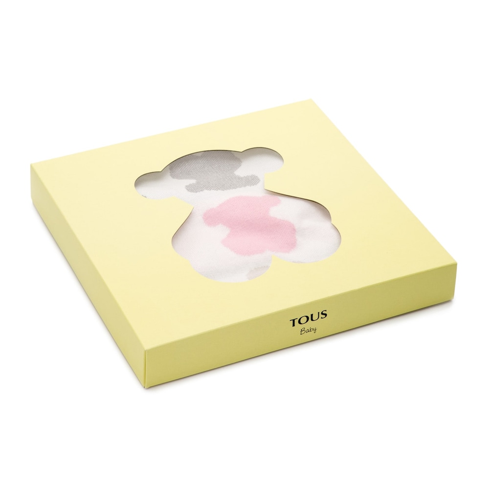 Dwustronny kocyk Nilo w kolorze r&oacute;żowym