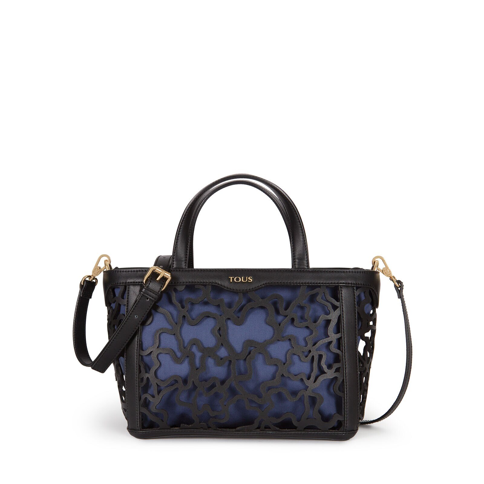Small black colored Kaos Shock Tote bag | TOUS