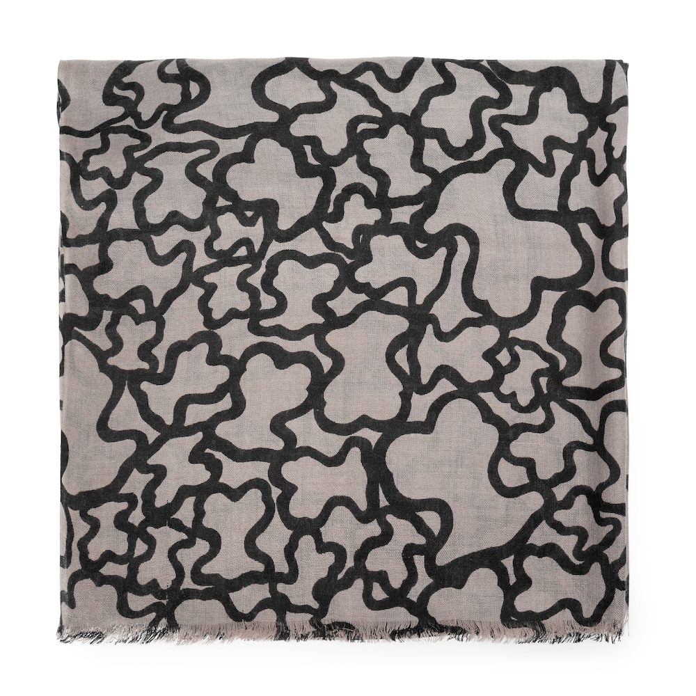 Foulard Kaos en color piedra Foulard Kaos en color piedra