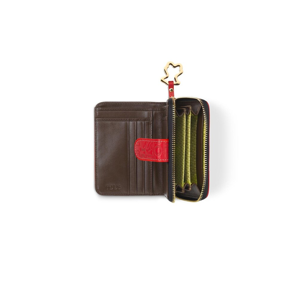 Porta-moedas Urbana Logo em Pele 