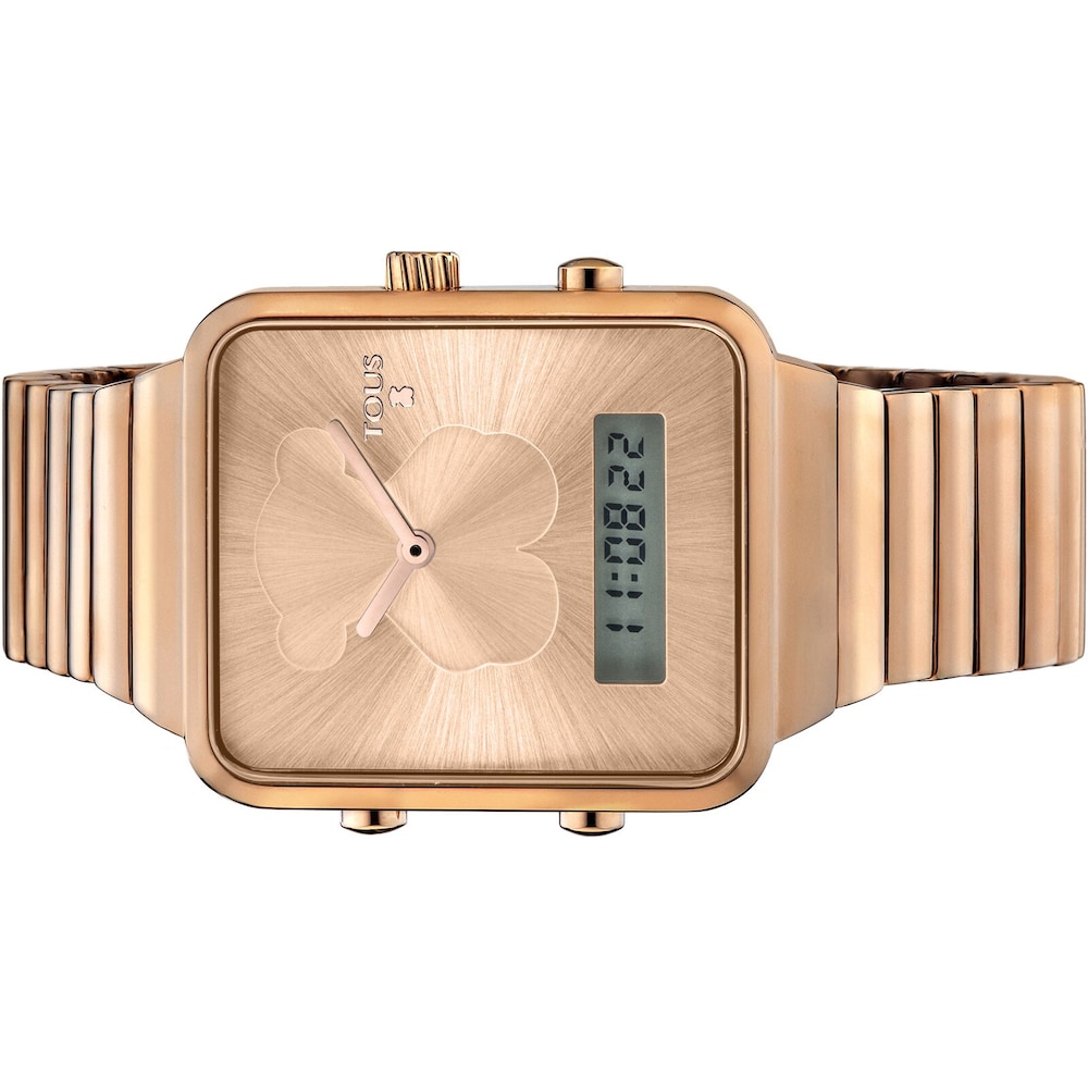Pink IP Steel I-Bear Digital watch image number 2