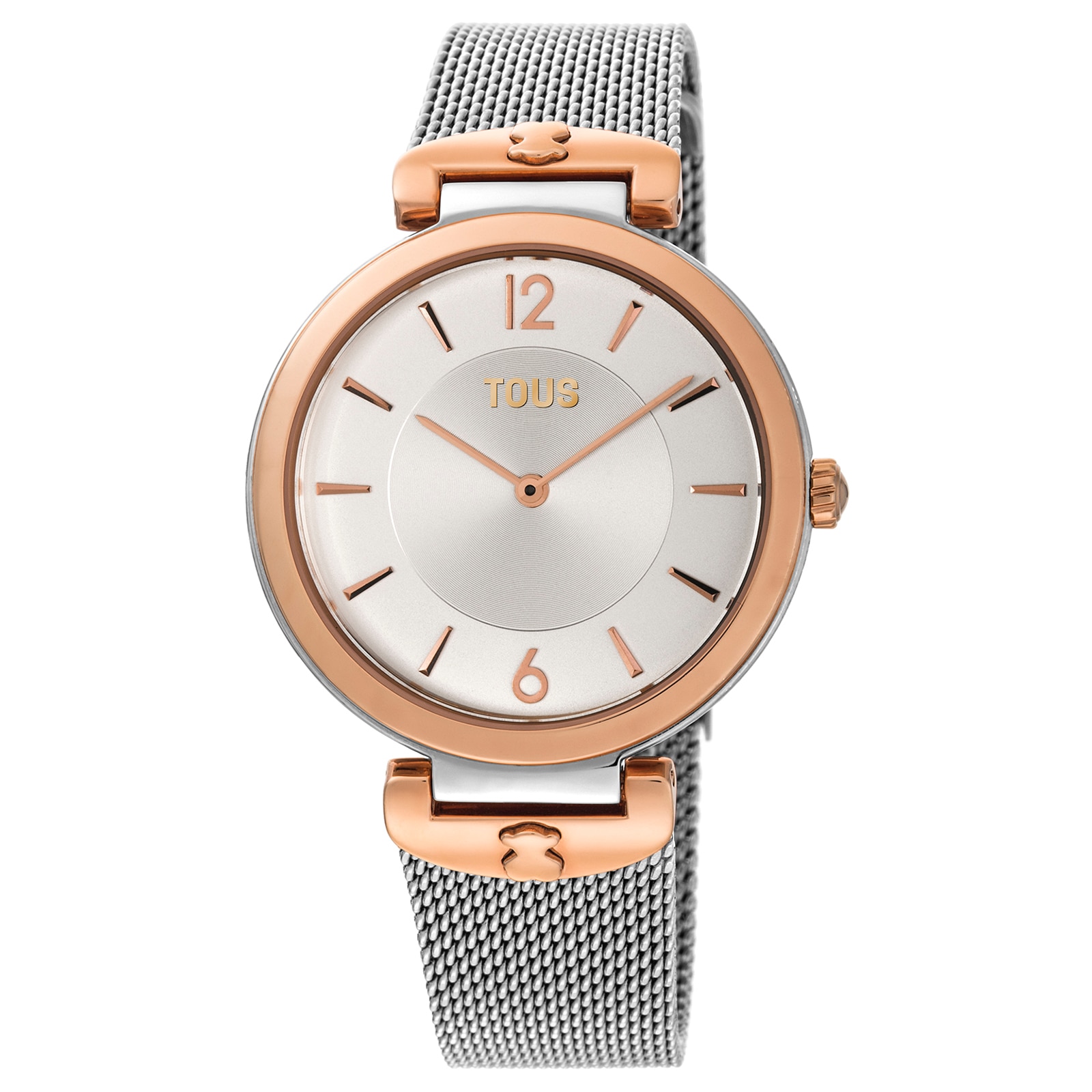 Reloj analógico S-Mesh de acero