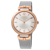 Reloj analógico S-Mesh de acero
