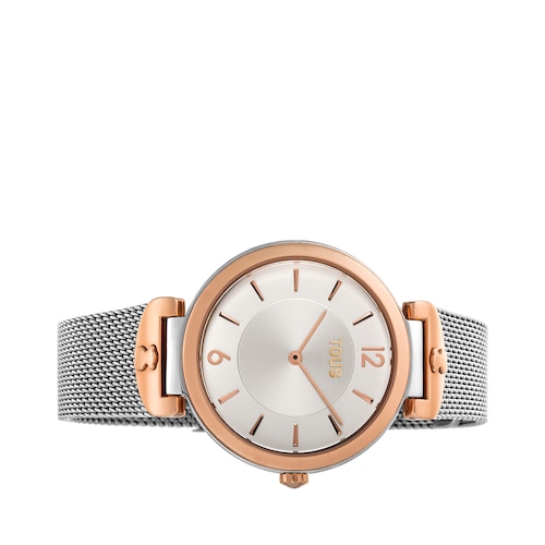 Steel S-Mesh Watch