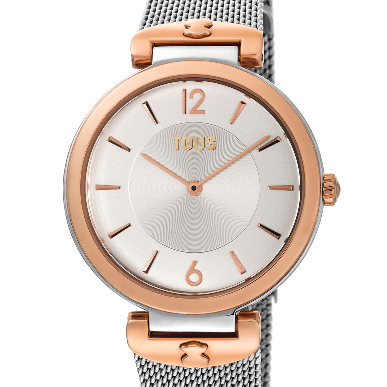 Reloj analógico S-Mesh de acero