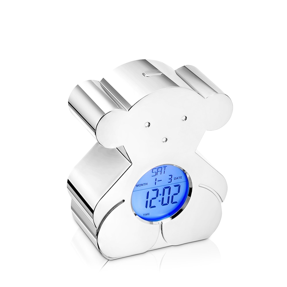 Chrome TOUS Bear Alarm clock
