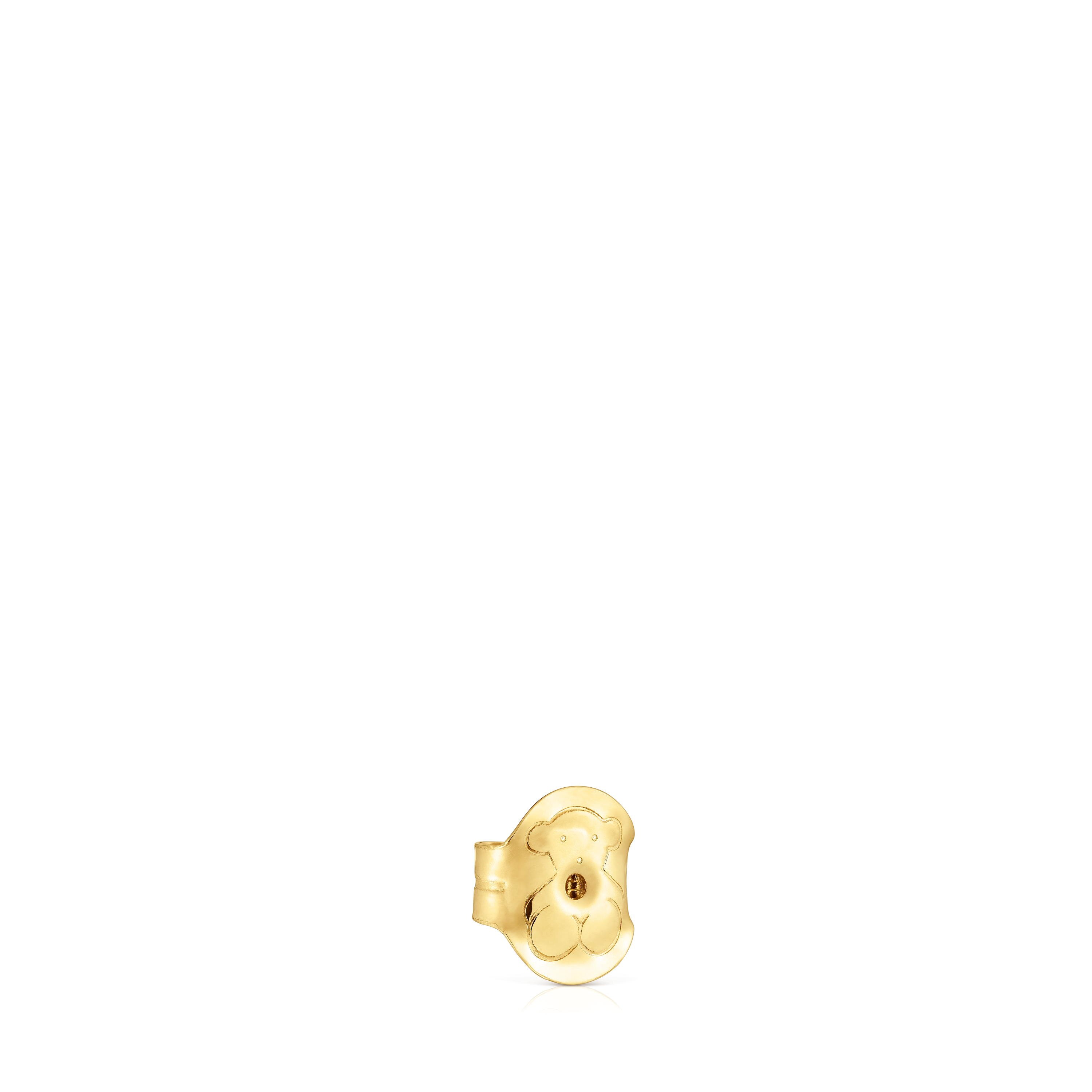 10 mm 18K solid gold push back clasp
