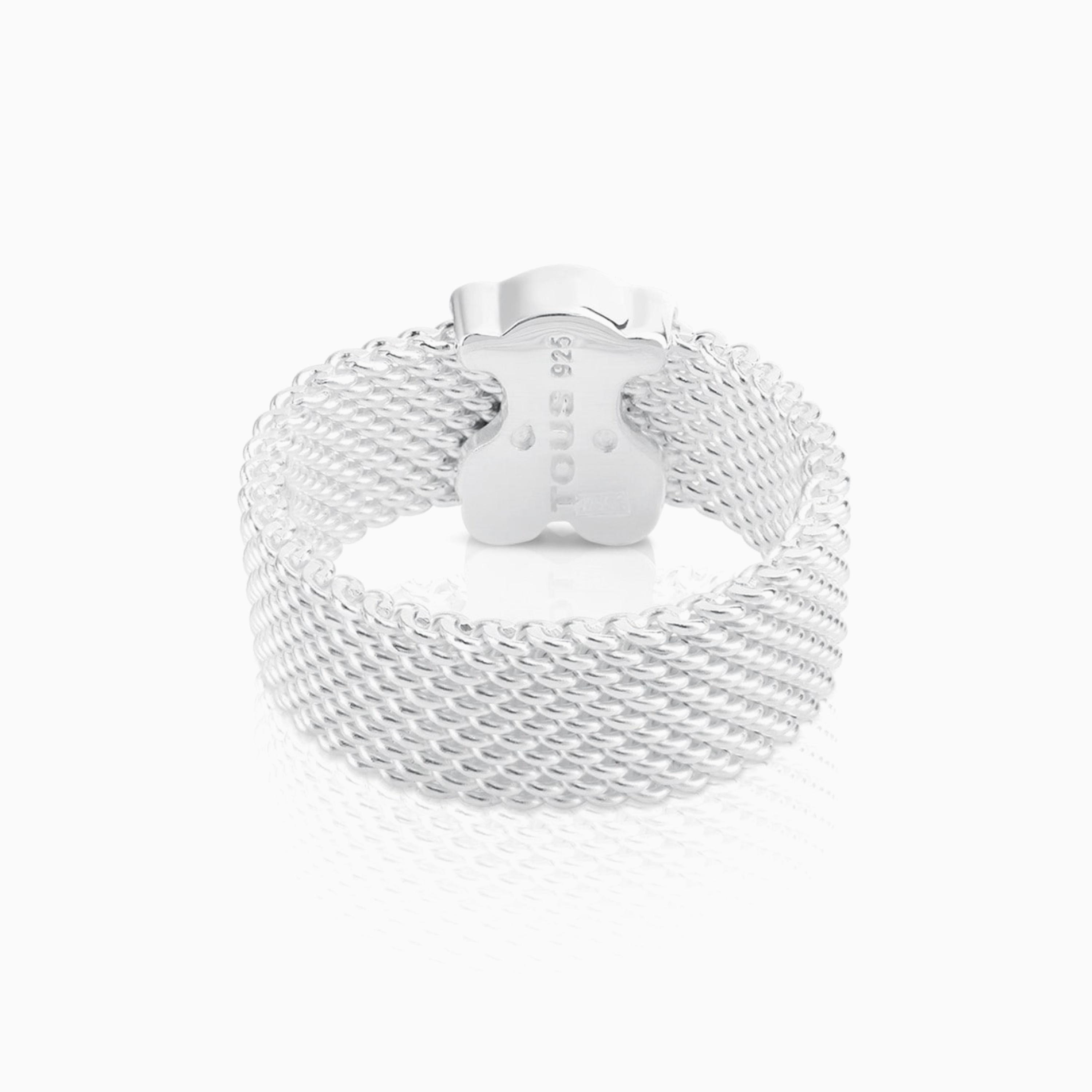 Silver Mesh Ring
