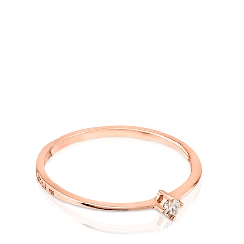 Rose gold TOUS Brillants Ring with Diamond