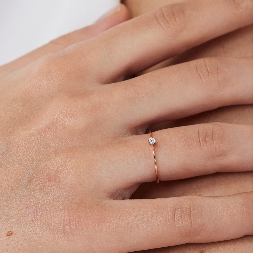 Anillo TOUS Brillants de Oro rosa con Diamante