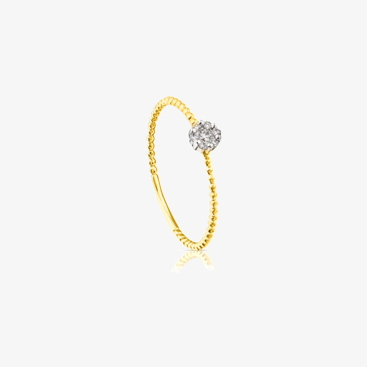 Tous - Anel Tous Brillants Em Ouro Com Diamantes Tamanho 12