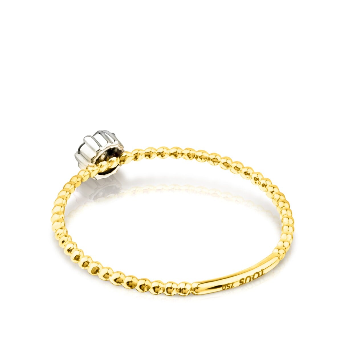 Gold TOUS Brillants Ring with 0,06ct Diamond