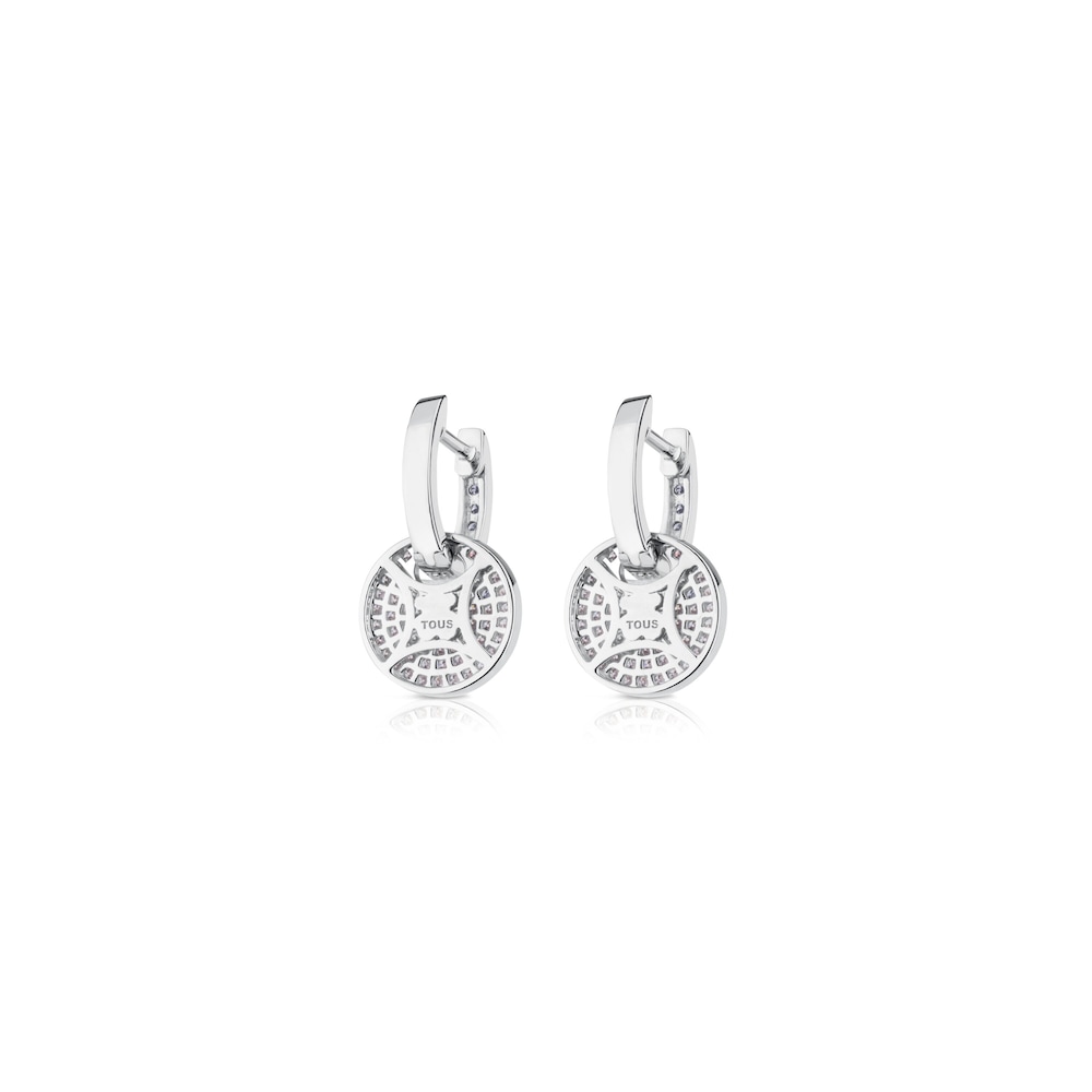 Pendientes aro TOUS Diamonds de Oro blanco  con Diamantes