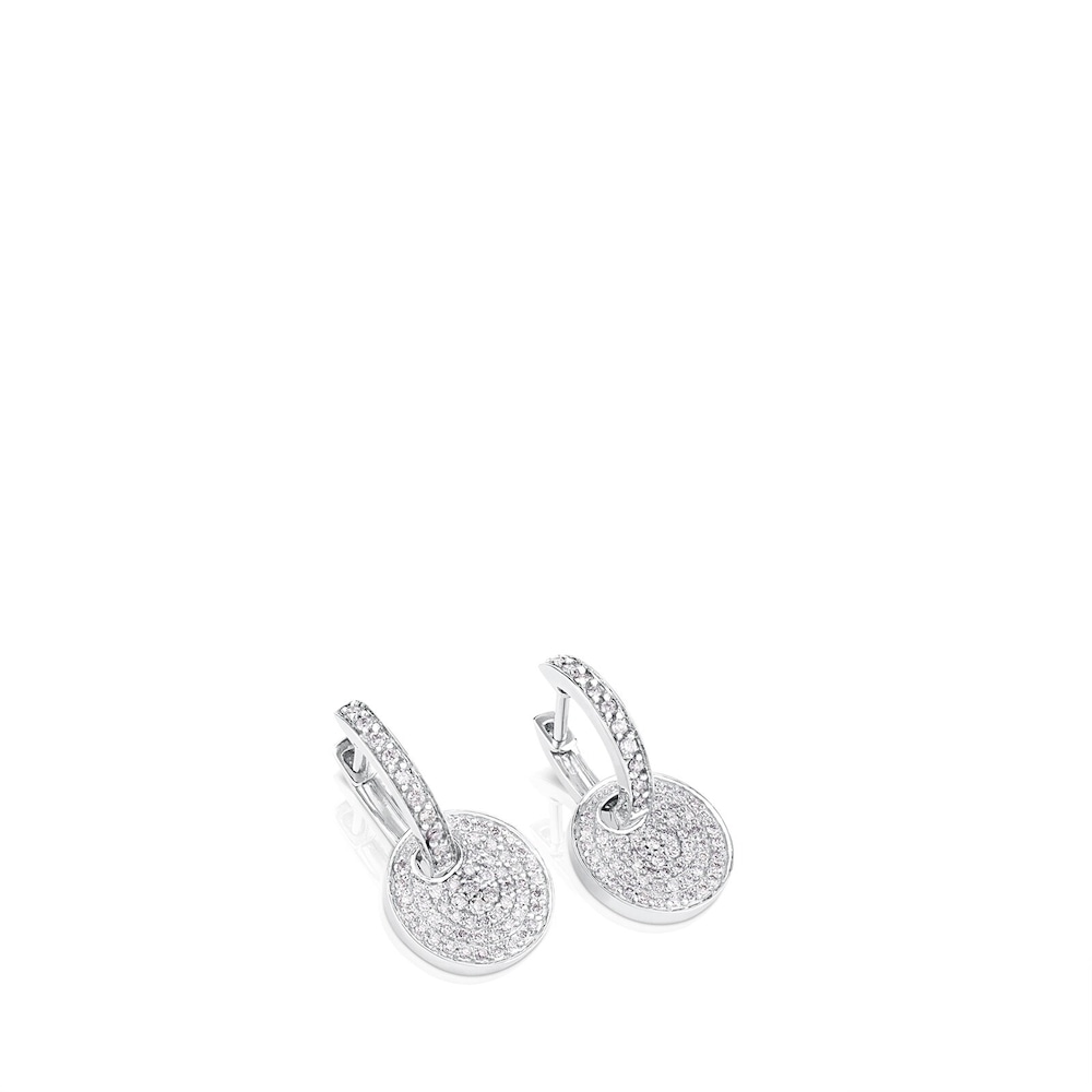 Pendientes aro TOUS Diamonds de Oro blanco  con Diamantes