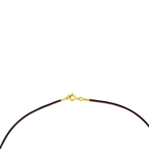 40 cm brown 1 mm Leather TOUS Chokers Choker