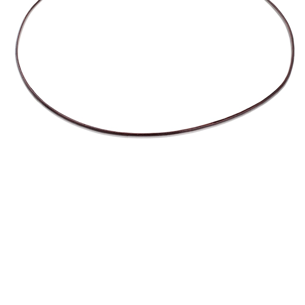 40 cm brown 1 mm Leather TOUS Chokers Choker image number 2