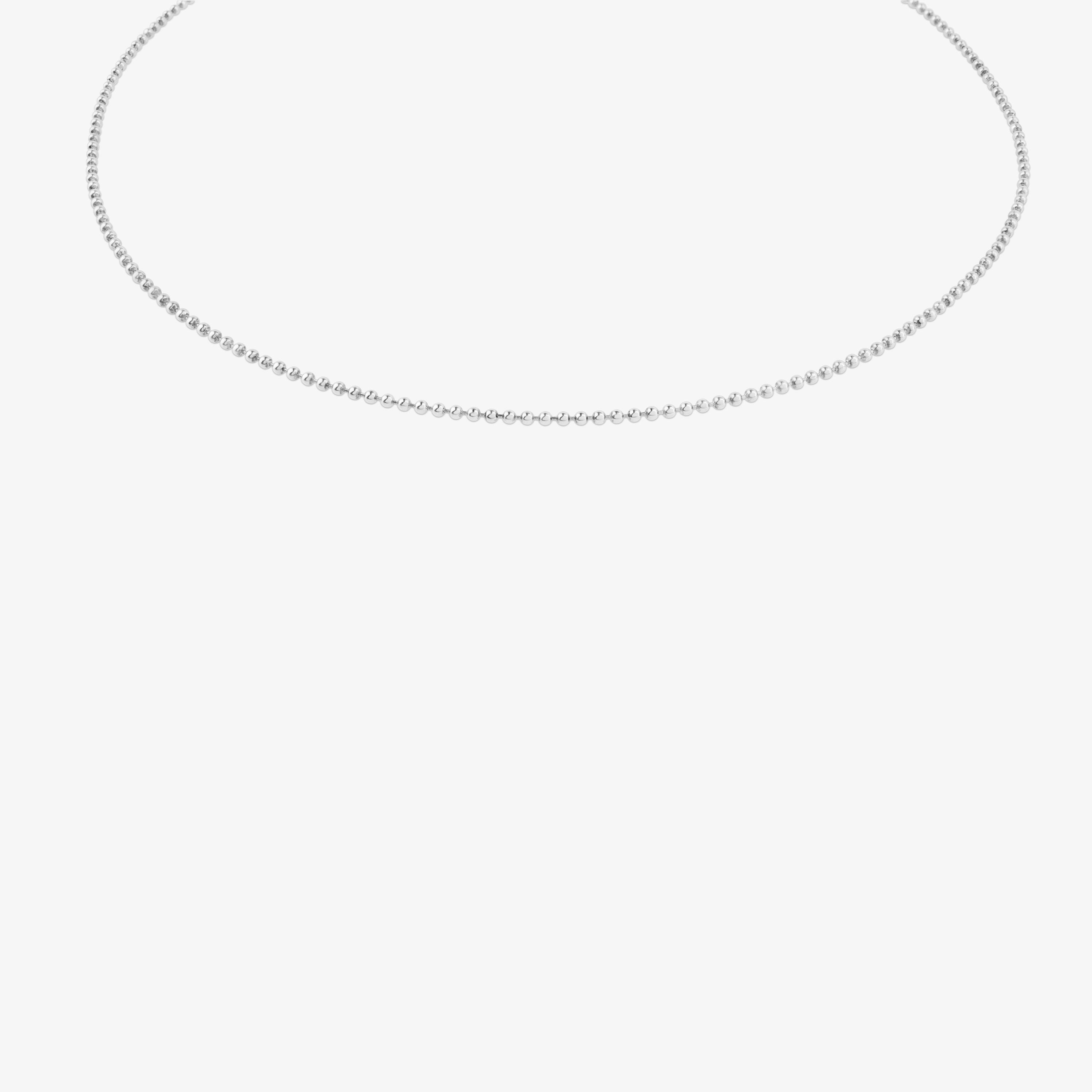 Silver Choker with 1.4 mm balls measuring 40 cm TOUS Chain