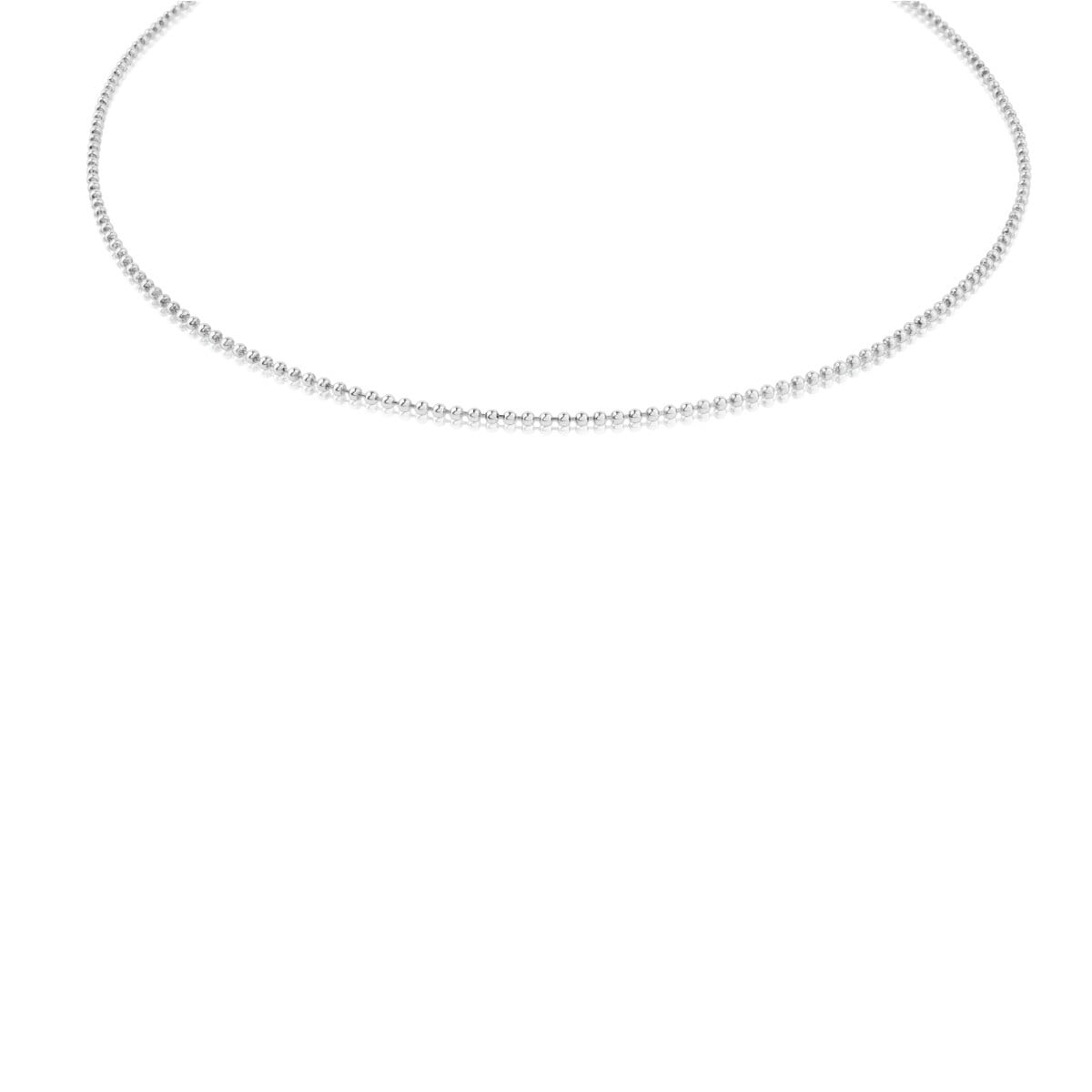 Silver Choker with 1,4 mm balls measuring 40 cm TOUS Chain