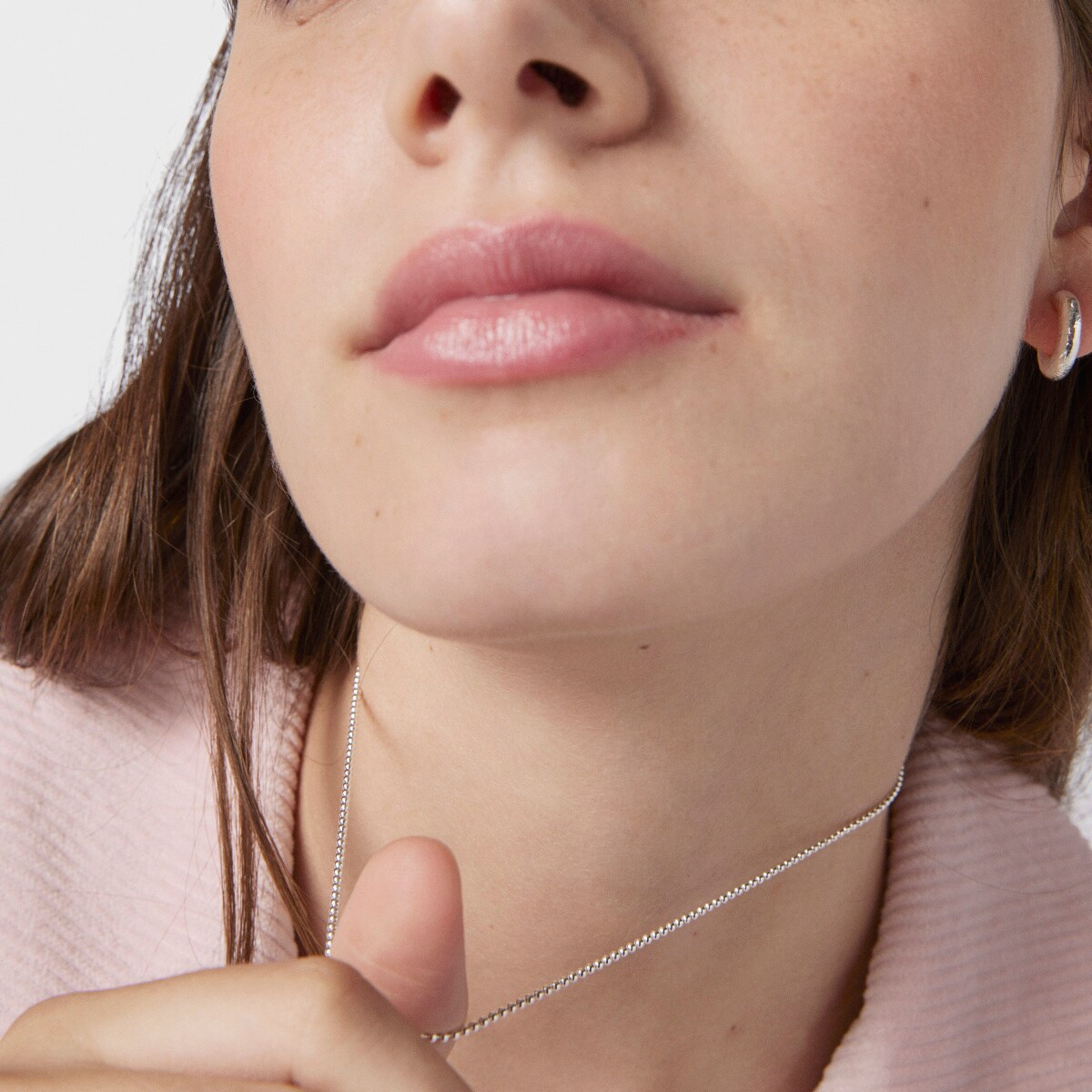 Silver Choker with 1,4 mm balls measuring 40 cm TOUS Chain
