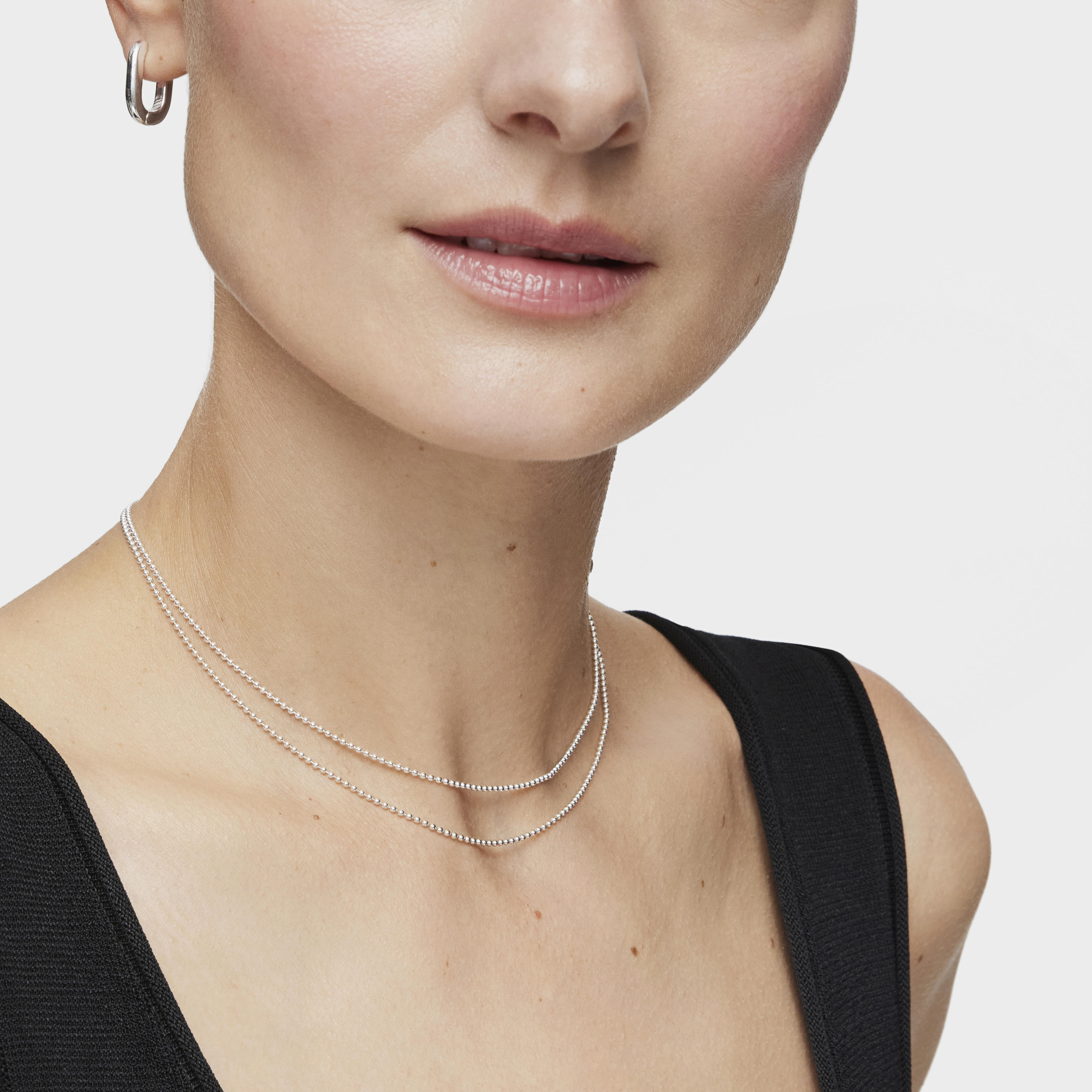 Gargantilla de plata con bolas de 1,4 mm, 40 cm TOUS Chain