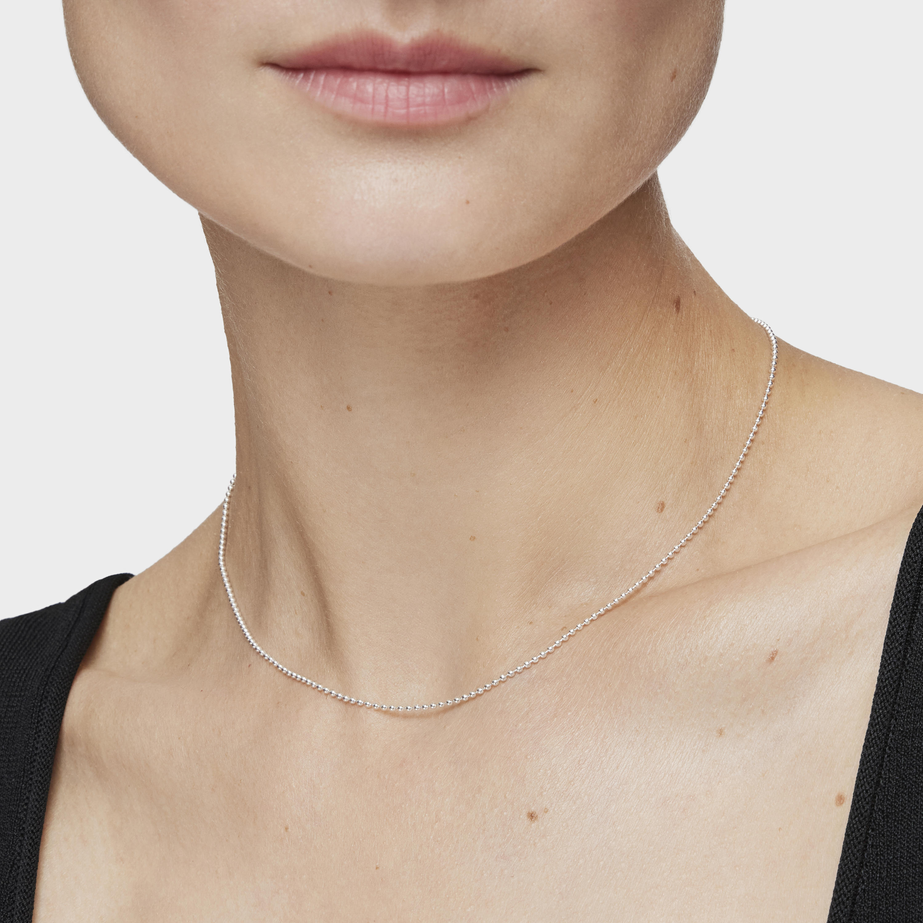 Silver Choker with 1.4 mm balls measuring 40 cm TOUS Chain