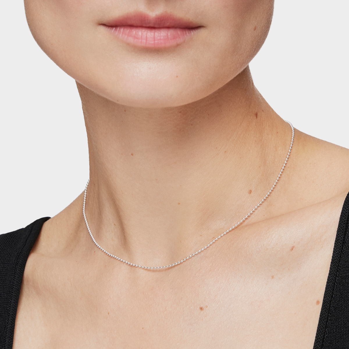 Silver Choker with 1,4 mm balls measuring 40 cm TOUS Chain