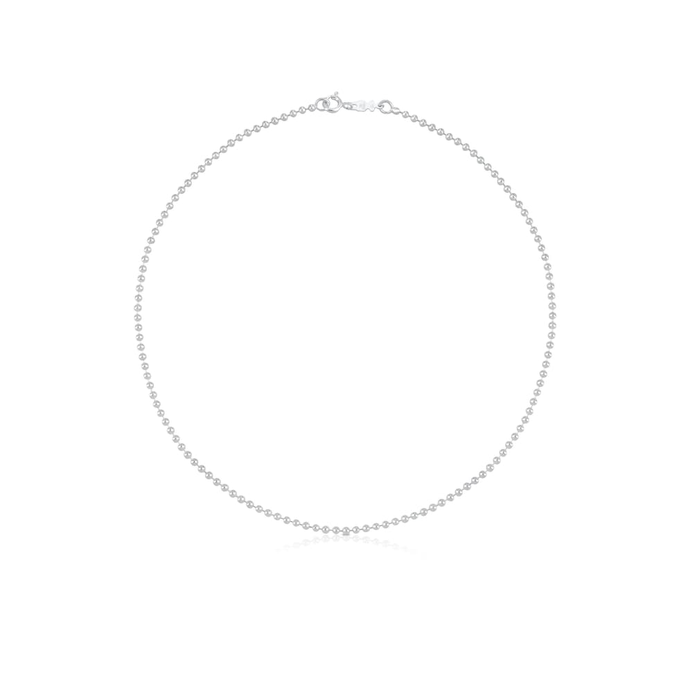 Silver TOUS Chain Choker 40cm