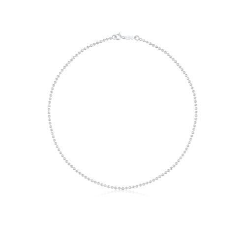Gargantilla de plata con bolas medianas, 40 cm Chain image number 0