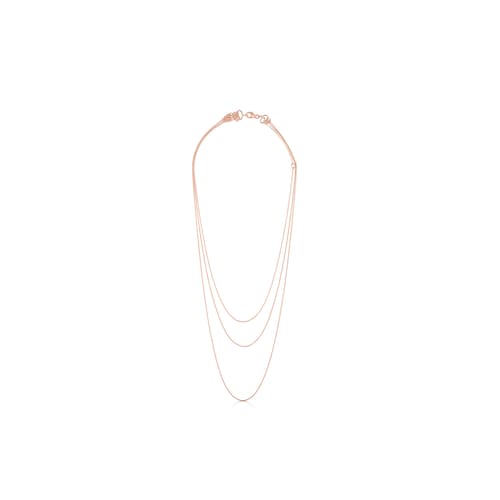 Pack de Gargantillas TOUS Chain con baño de oro rosa 18 kt sobre plata