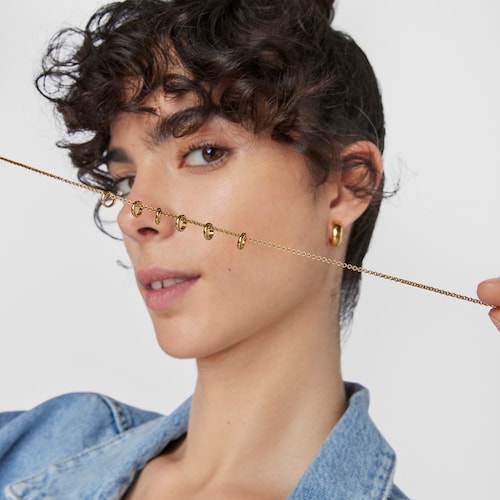 Pack de Anillas Hold con baño de oro 18 kt sobre plata