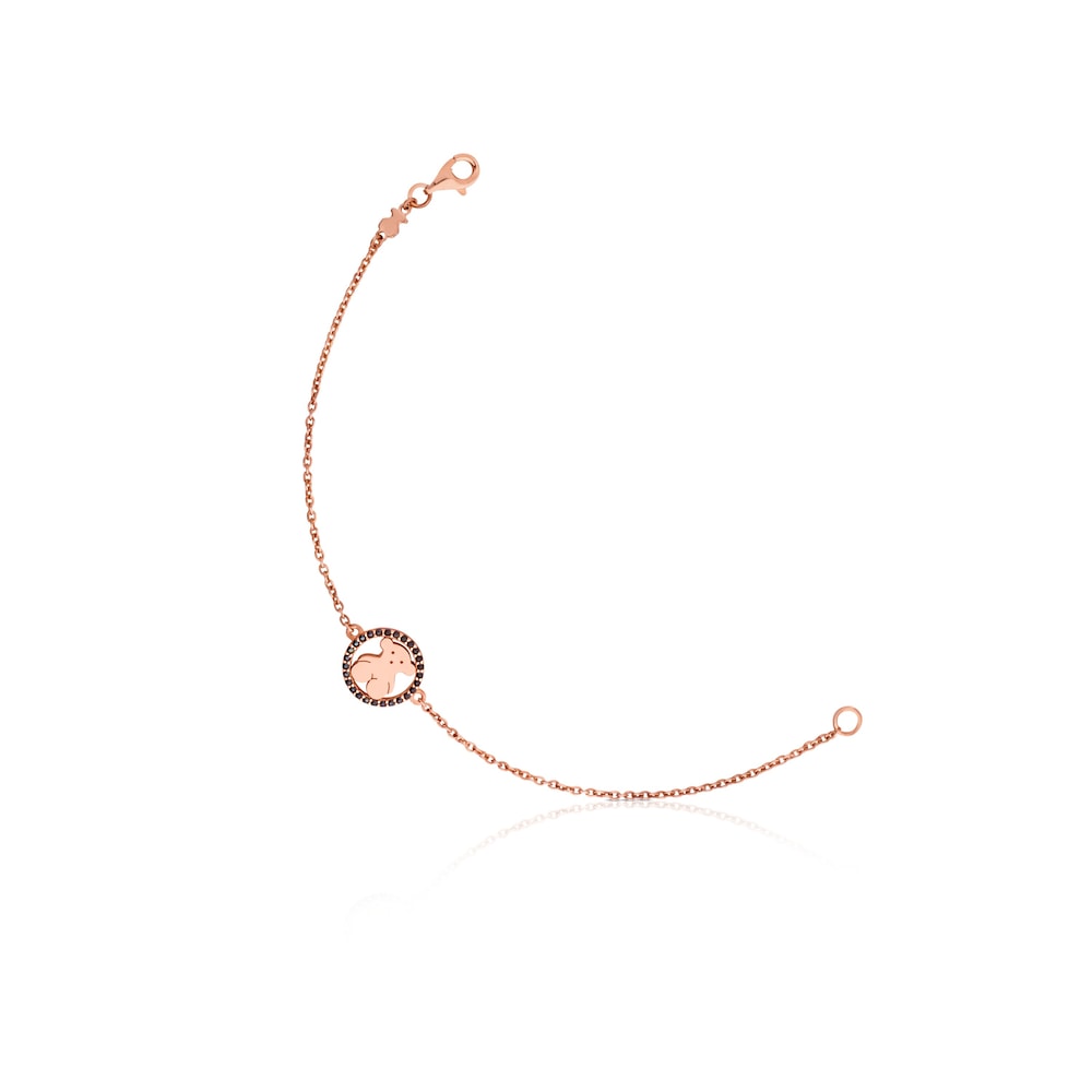 Rose Vermeil Silver Camille Bracelet with Spinels