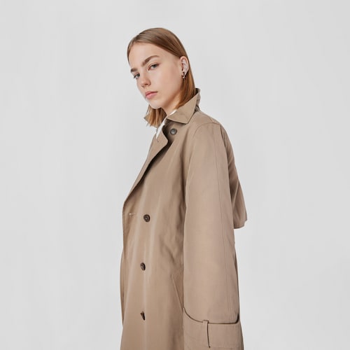 Arracades amb bany d'or rosa 18 kt sobre plata amb &ograve;nix, rob&iacute; tractat i perla cultivada Camille